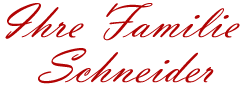 Ihre Familie Schneider