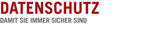 Datenschutz